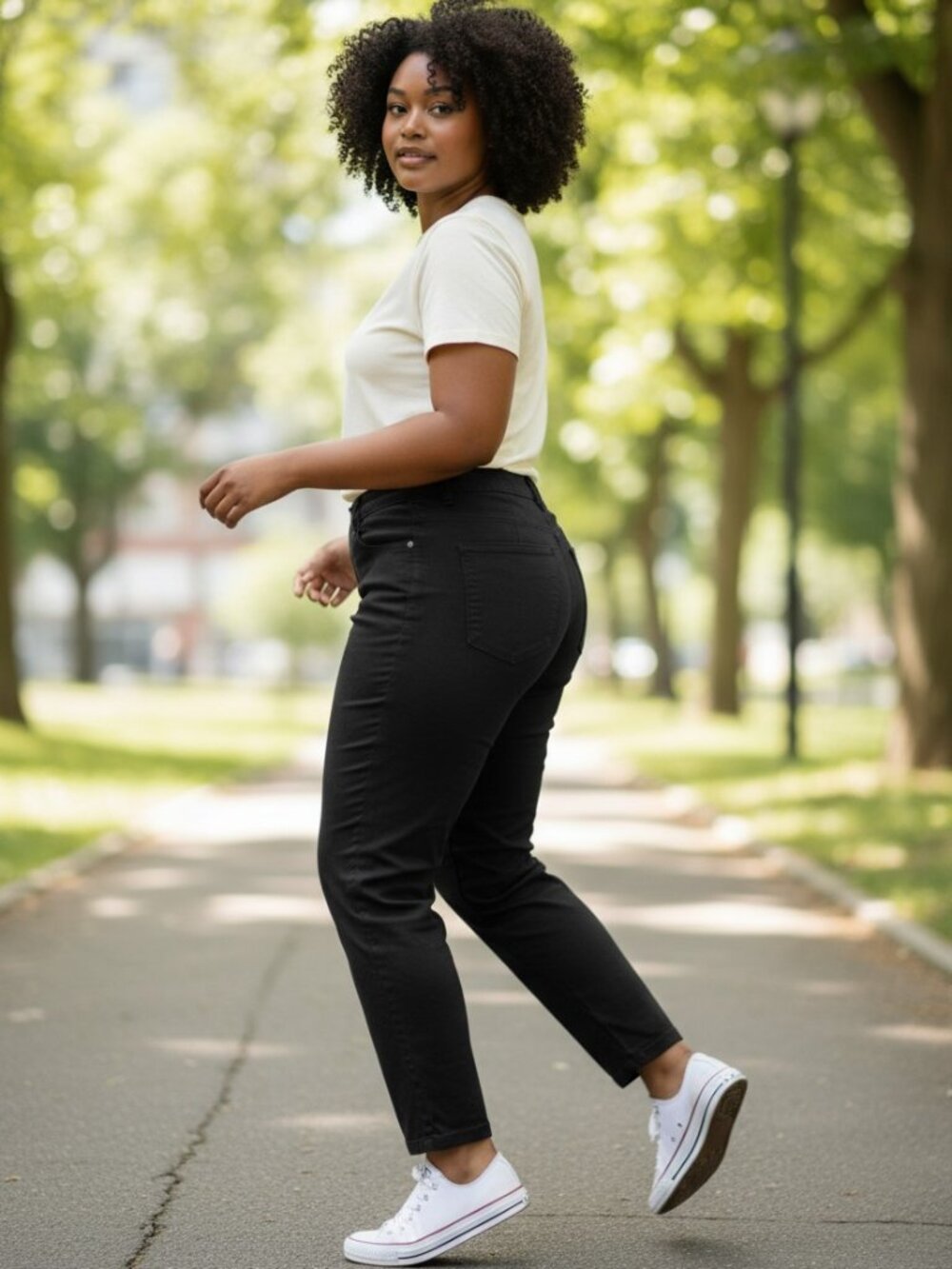 Lane Bryant 20 Regular Black Chino Stretch Career Pants